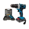 Miniatyrbild 2 av 2: Batteridriven Elektrisk Borrmaskin, 21V Effekt, 1350rpm Hastighet,2 * 1 batterier * Plug, Eu