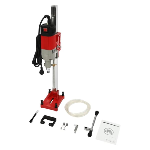 Kärnborrmaskin, 2300W kopparmotor, 740 RPM hastighet,Röd