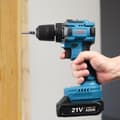 Miniatyrbillede 2 af 4: Elektrisk Boremaskine Sæt, Ergonomisk Design, To 2000mAh Batterier, 37-Delt Tilbehørssæt,EU