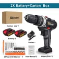 Miniatyrbillede 2 af 2: Bærbar trådløs boremaskine, 25Nm moment, 21V lithium-ion batteri,2 batteri kartonboks
