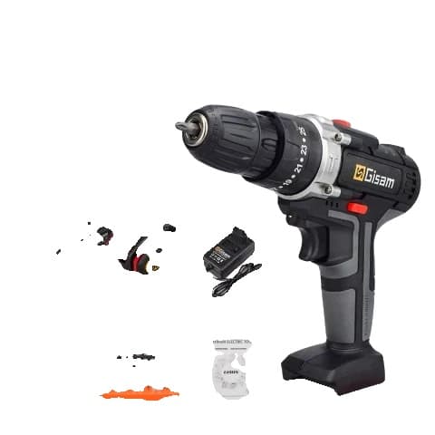 Bærbar trådløs boremaskine, 25Nm moment, 21V lithium-ion batteri,2 batteri kartonboks