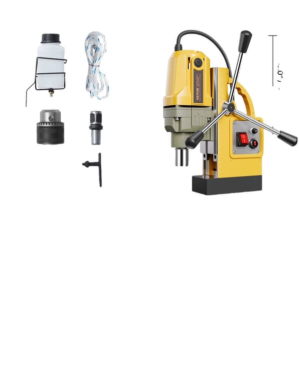 VEVOR Magnetisk Boremaskine, 1400W Effekt, 40mm Borediameter,1400W 40mm