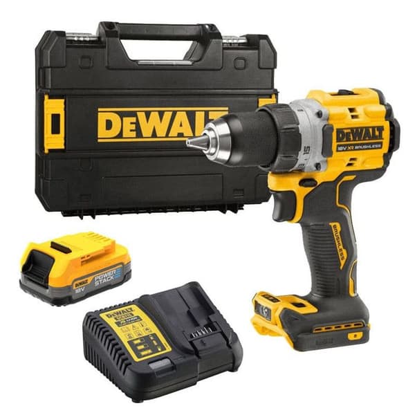 18V 90 Nm borrskruvdragare (1x1,7 Ah) i TSTAK-väska - DEWALT DCD800E1T-QW