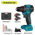 Miniatyrbillede 2 af 2: Børsteløs Elektrisk Slagnøgle, 21 Momentindstillinger, 7500mAh Batteri,2 Batteri EU Stik