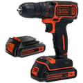 Miniatyrbild 1 av 3: Sladdlös borrskruvmejsel - BLACK &amp; DECKER - BDCD18B - 18V - 2 1,5 Ah batterier - 200 mA laddare