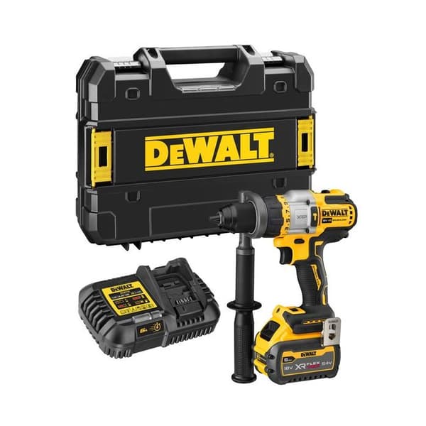Premium XRP DEWALT 18V 6Ah Li-Ion hammarborr - DCD999T1-QW