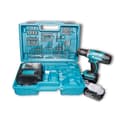 Miniatyrbild 2 av 3: Slagborrmaskin 18V LXT (2x3,0 Ah) med 74 tillbehör - MAKITA DHP453RFX4