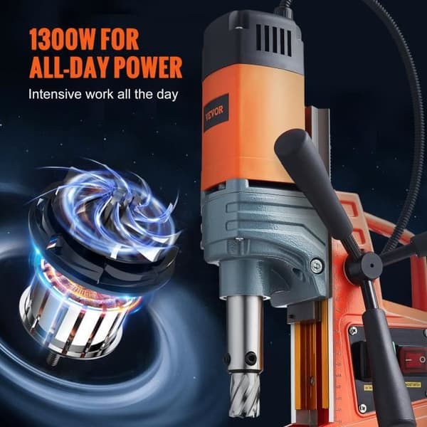 Magnetborr - VEVOR - Diamantkärnborr Diamantkärnborr 1300 W 13000 N 40 mm 810 rpm