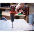 Miniatyrbillede 2 af 6: BLACK+DECKER 18V Sladdlös Slagborrmaskin - BDCHD18C2TA-QW - Med 2 18V Batterier - 30 Tillbehör Ingår