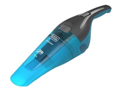 BLACK+DECKER DustBuster WDC215WA - Pölynimuri - käsikäyttöinen malli - ilman pussia - johdoton - sininen/titaani