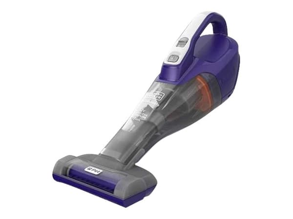 BLACK+DECKER DustBuster Pet DVB315JP - Støvsuger - håndholdt - uten pose - uten kabel - purpur/grå Fiolett