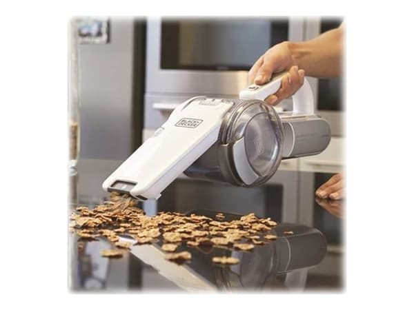 BLACK+DECKER DustBuster PV1820L - Dammsugare - handhållen - utan påse - titan/krom Krom