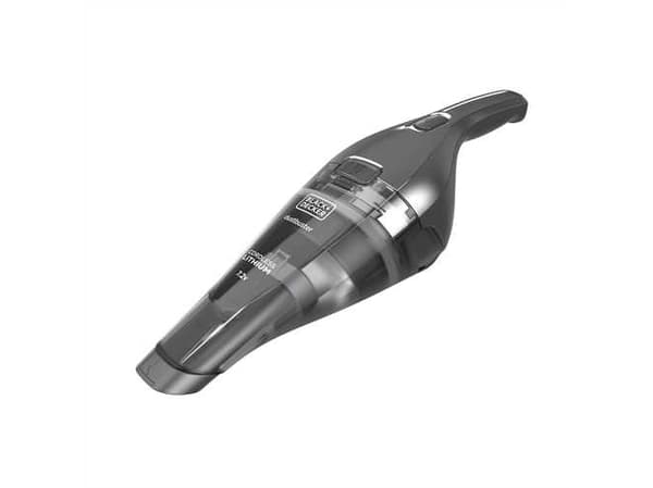 BLACK+DECKER DustBuster NVC220WC-QW - Dammsugare - handhållen - utan påse - sladdlös - titanium gray/chrome