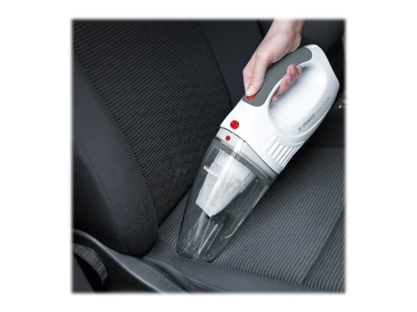 SEVERIN S'POWER home & car Li 20 HV 7144 - Dammsugare - handhållen - utan påse - snövit/granatröd Vit