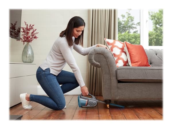 BLACK+DECKER DustBuster BHHV320J-QW - Dammsugare - handhållen - utan påse - sladdlös - blå/titan