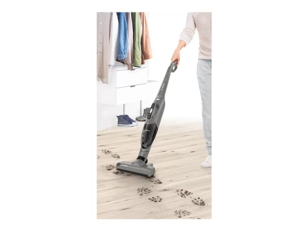 Bosch Serie 2 BBHF214G varsi-imuri & sähköharja Pussiton Harmaa