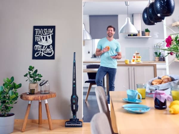LEIFHEIT Rotaro PowerVac - Støvsuger - pinne/håndholdt (2-i-1) - uten pose - uten kabel