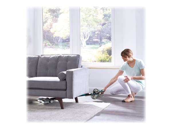 Swan HyperClean SC15820N - Støvsuger - pinne - uten pose - uten kabel - lys blå Blå
