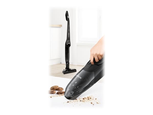 Bosch Readyy'y BBHF220 - Støvsuger - pinne - uten pose - uten kabel - svart