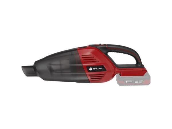 Toolcraft TO-6448068, Tørr, Uten pose, Svart, Rød, Batteri, 36 min, 20 V
