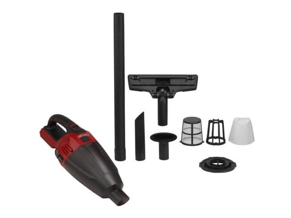 Toolcraft TO-6448068, Tørr, Uten pose, Svart, Rød, Batteri, 36 min, 20 V