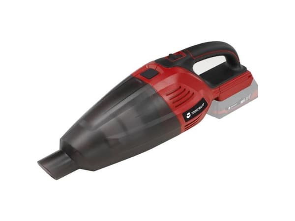 Toolcraft TO-6448068, Tørr, Uten pose, Svart, Rød, Batteri, 36 min, 20 V