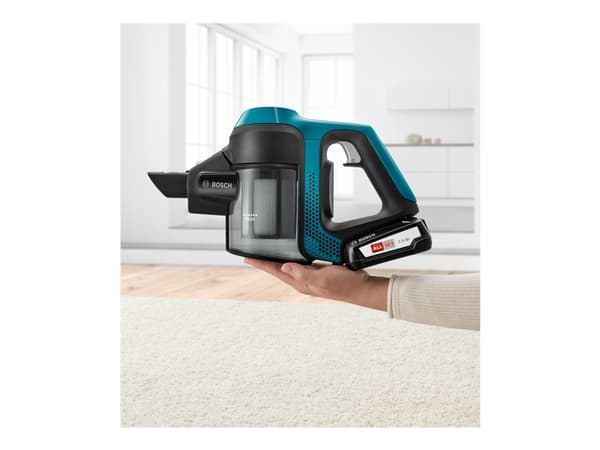 Bosch Unlimited Serie | 6 BKS6111P - Støvsuger - pinne/håndholdt (2-i-1) - uten pose - uten kabel - blå