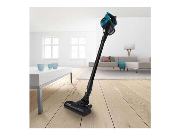 Bosch Unlimited Serie | 6 BKS6111P - Støvsuger - pinne/håndholdt (2-i-1) - uten pose - uten kabel - blå
