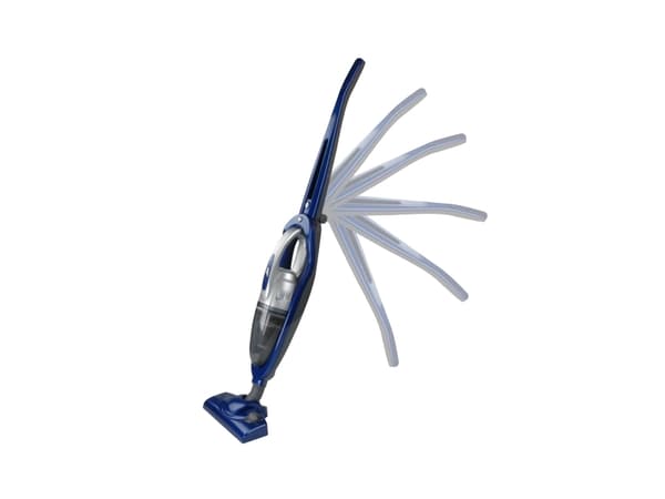 Hyundai VC 020B, 2-in-1 stick vacuum, Utan påse, Blå, 0,5 l, HEPA, Filtrering
