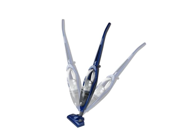 Hyundai VC 020B, 2-in-1 stick vacuum, Utan påse, Blå, 0,5 l, HEPA, Filtrering