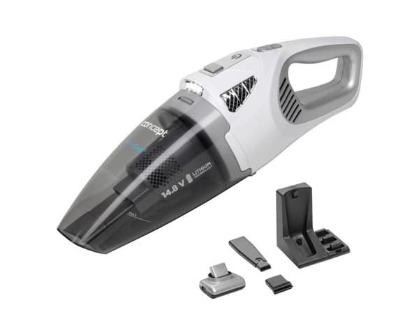Concept VP4370, Torr&våt, 80 dB, Utan påse, Svart, Vit, 0,9 l, 0,15 l