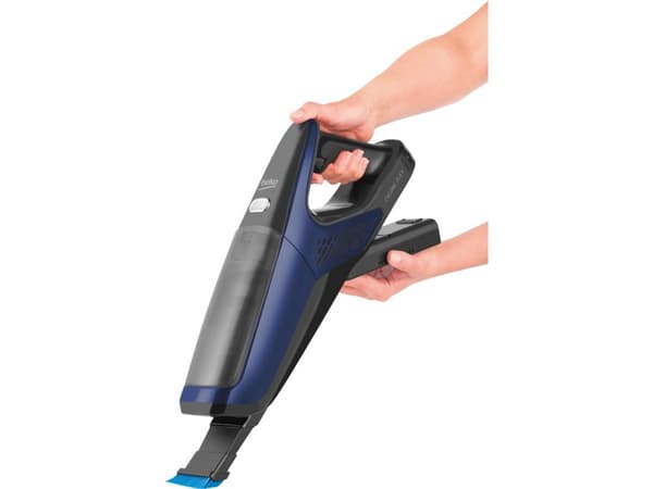 Beko VRT 61821 VD - Dammsugare - skaft/handhållen (2-i-1) - utan påse - sladdlös - blå