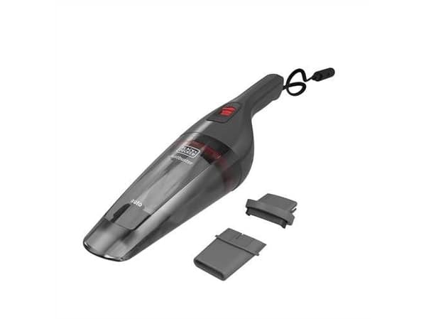 Black & Decker NVB12AVA-XJ, Tørr, Filtrering, 687 l/min, 78 dB, Uten pose, Grå, Rød