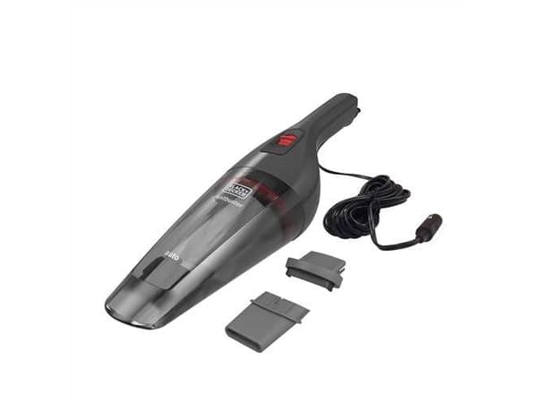 Black & Decker NVB12AVA-XJ, Tørr, Filtrering, 687 l/min, 78 dB, Uten pose, Grå, Rød