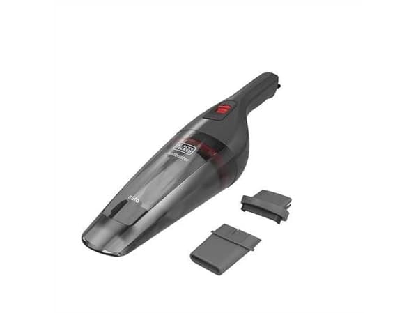 Black & Decker NVB12AVA-XJ, Tørr, Filtrering, 687 l/min, 78 dB, Uten pose, Grå, Rød