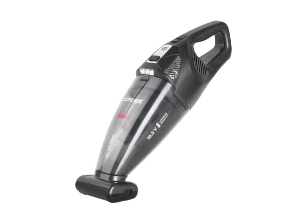 Concept VP4380, Kuiva, HEPA, Pussiton, 0,45 L, Musta, Akku