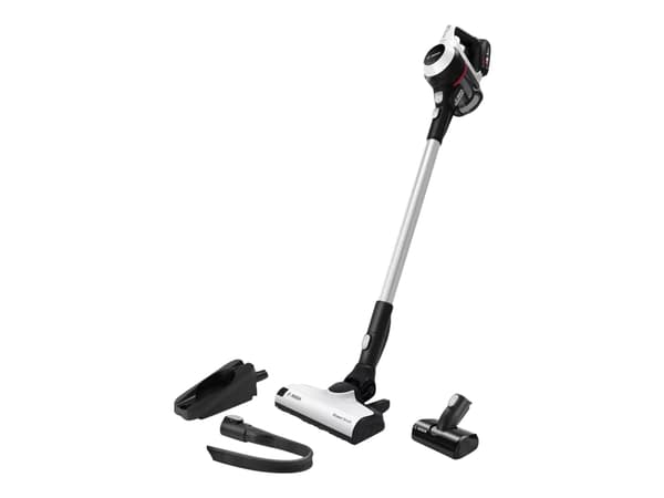Bosch Serie | 6 BKS611MTB - Dammsugare - skaft/handhållen (2-i-1) - utan påse - sladdlös - vit