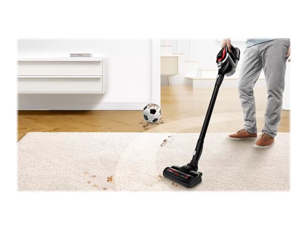 Bosch BSS81POW1, Musta, Kuiva, Suodatus, Kovat lattiapinnat, Verhoilu, Akku, Litiumioni (Li-Ion)