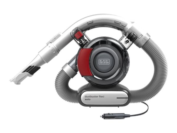 Black & Decker DustBuster Flexi Auto PD1200AV - Dammsugare - handhållen - utan påse - röd/grå