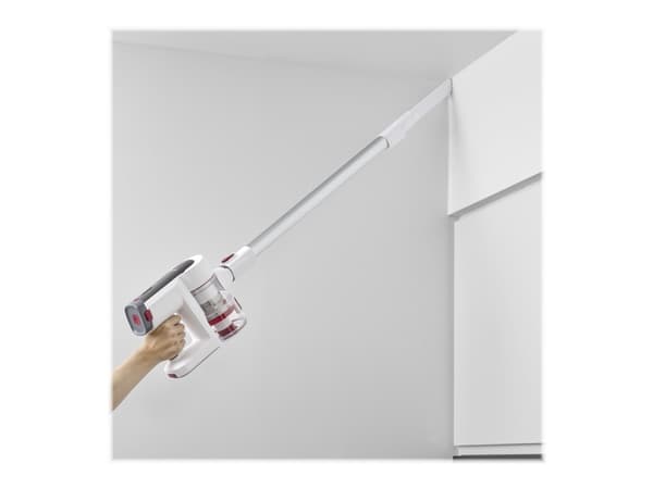 SEVERIN HV 7166 - Støvsuger - pinne/håndholdt (2-i-1) - uten pose - 400 W - uten kabel - hvit/rød