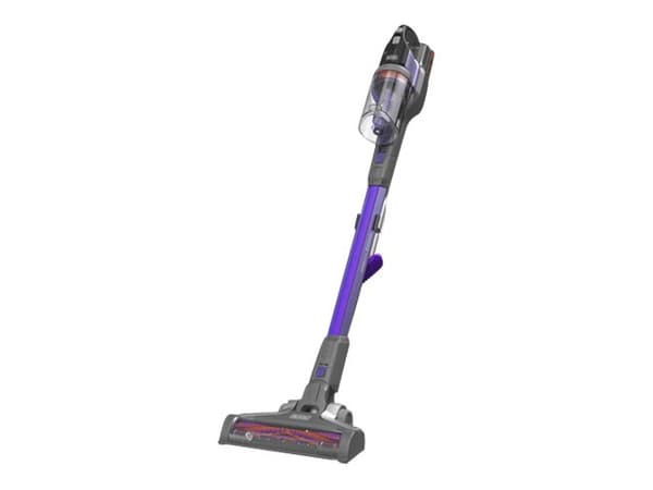 Black & Decker BHFEV182CP, Kuiva, Sykloninen, Paljas lattia, Matto, Kovat lattiapinnat, Rappusten askelmat, Verhoilu, Pussiton, Violetti, 0,65 L