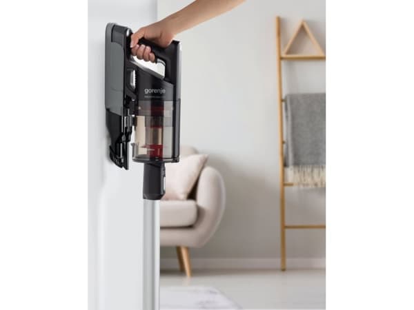 Gorenje SVC252FMBK, Skaftdammsugare, Utan påse, Svart, 0,5 l, Plast, Gjuten aluminium