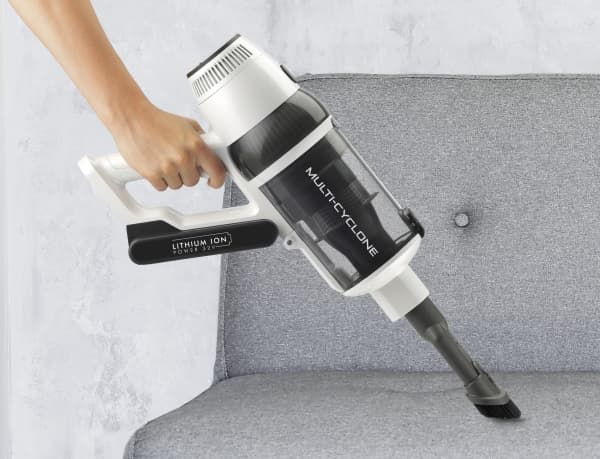Trisa Quick Clean Professional T9670, Støvsuger med stang, Uten pose, Sort, Hvit, 0,3 l, Tørr, HEPA