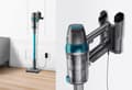 Miniatyrbilde 4 av 5: Trisa Quick Clean Professional T9621, Støvsuger med stang, Uten pose, Sort, Blå, 0,3 l, Tørr, Syklonisk, HEPA