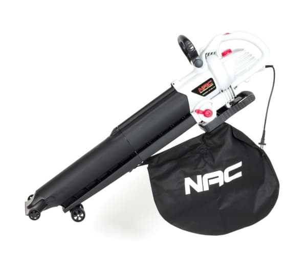 NAC VBE300A-AS-WS-CH Sähköinen lehtipuhallin 3000 W 270 km/h Musta, Valkoinen