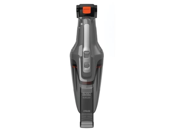 Black & Decker Dustbuster, Kuiva, Matto, Kovat lattiapinnat, Rappusten askelmat, Pussiton, Musta, Harmaa, Oranssi, Akku, 20 V