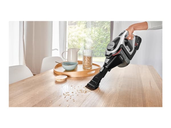 Bosch Unlimited Gen2 Serie | 8 BSS82SIL1 - Støvsuger - pinne/håndholdt (2-i-1) - uten pose - uten kabel - sølv inkludert lader