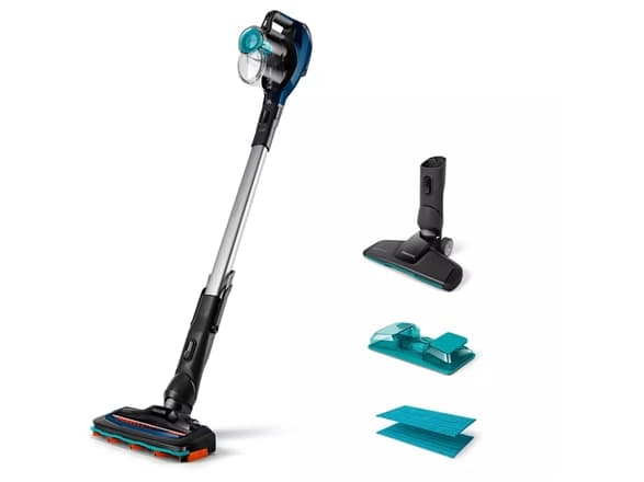 Philips SpeedPro Aqua FC6719/01, Poseløs, Sort, Blå, 0,4 L, 0,28 L, 13 l/s, Gummi