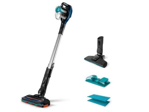 Philips SpeedPro Aqua FC6719/01, Poseløs, Sort, Blå, 0,4 L, 0,28 L, 13 l/s, Gummi