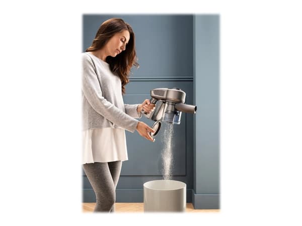 De'Longhi Colombina Evo XLM418.GCG - Dammsugare - skaft/handhållen (2-i-1) - utan påse - sladdlös - grå